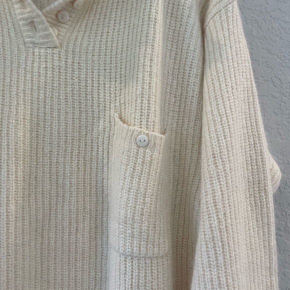 Vintage Silk & Rabbit Hair Blend Vintage Soft Cozy Chunky Sweater Size Large - Picture 4 of 8